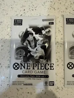 2x Welcome Pack 2026 Vol 1 - One Piece Promotion Card C2E2 Sealed - Image 3