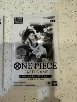 2x Welcome Pack 2026 Vol 1 - One Piece Promotion Card C2E2 Sealed - Image 4