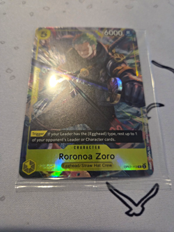 Bandai One Piece Card Game Roronoa Zoro OP07-113 SEALED PROMO - Image 1