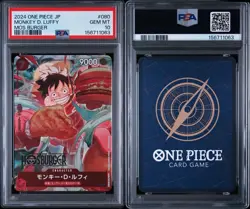 One Piece Monkey D Luffy Promo P-080 PSA 10 Gem Mint Japanese #1e5e - Image 3