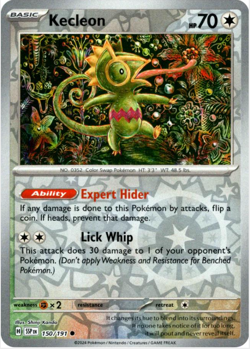 Kecleon 150/191 | Surging Sparks | Common Reverse Holo | NM Pokemon Card - Image 1