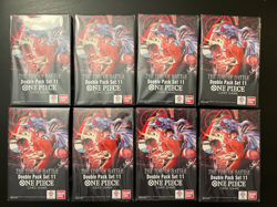 Bandai One Piece Card Game Time of Battle Double Pack Set 11 English (Lot of 8) - Image 1