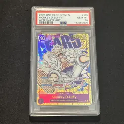 2025 One Piece Monkey.D.Luffy Special Card Alt Art #OP05-119 PSA 10 GEM MINT - Image 1