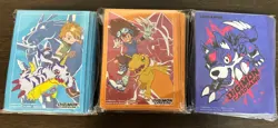 Digimon Card Game Official Card Sleeves - Set Of 3 Packs - Image 1