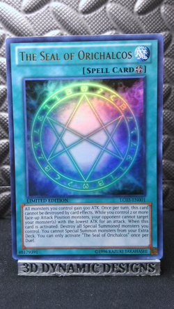 | Yugioh The Seal of Orichalcos LC03-EN001 Ultra Rare Collection NM 🔥 | - Image 1