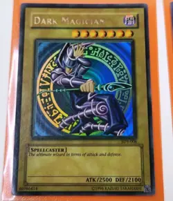 Yu-Gi-Oh! Dark Magician SDY-006 Double Misprint Fade & Foil Line Error LP - Image 4