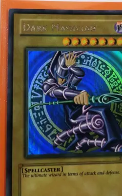 Yu-Gi-Oh! Dark Magician SDY-006 Double Misprint Fade & Foil Line Error LP - Image 5