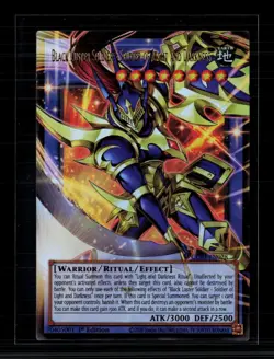 Yu-Gi-Oh! Black Luster Soldier Overframe Chaos Origins UR CORI-EN028 - Image 1