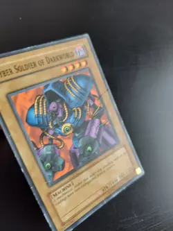 Cyber Soldier of Darkworld TP1-028 DAMAGED Common Yugioh TCG Card - Image 2