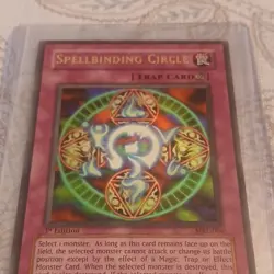 Konami Yu-Gi-Oh! Spellbinding Circle MRL-006 Magic Ruler 1st Ed English Ultra - Image 1