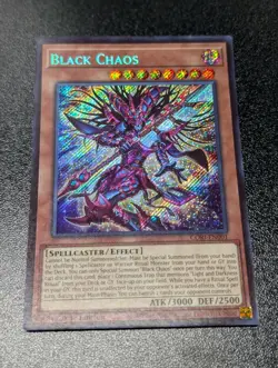 Yu-Gi-Oh Black Chaos CORI-EN001 Secret Rare NM - Image 1