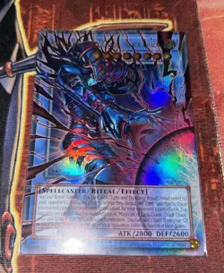 Yugioh Magician of Dark Chaos Black Chaos CORI-EN027 Euro English Over Frame UR - Image 2