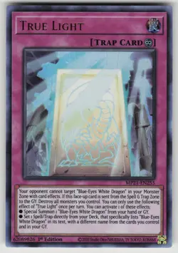 True Light MP21-EN255 2021 Ultra Rare Yu-Gi-Oh 1st Edition NM - Image 1