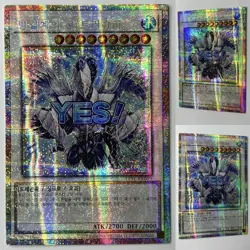 Yu-Gi-Oh! Trishula, Dragon of the Ice Barrier Stamp LPST-KR019 Prismatic Secret - Image 1