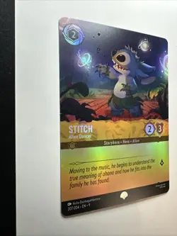 Stitch - Alien Dancer (Epic) 207/204 Fabled Holo 2025 Disney Lorcana Card NM (A) - Image 4
