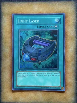 Yugioh Light Laser DP03-EN025 Super Rare 1st Ed LP - Image 1