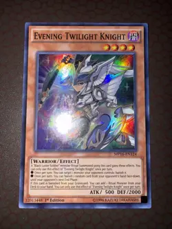 Yu-Gi-Oh! Evening Twlight Knight -MP16-EN124 - Super Rare- 1st Edition NM! - Image 2