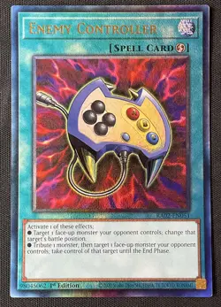 Yu-Gi-Oh #RA02-EN051 Enemy Controller 1st Edition Prismatic Ultimate Rare NM - Image 1