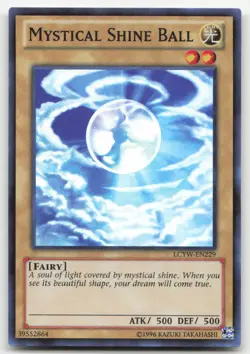 Yu-Gi-Oh TCG #LCYW-EN229 Mystical Shine Ball Super Rare NM - Image 1