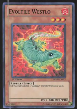 Yu-Gi-Oh TCG Photon Shockwave #PHSW-EN017 Evoltile Westlo - Image 1