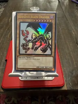 * RED-EYES BLACK DRAGON * 🔥 ULTRA RARE HOLOGRAPHIC (1ST EDITION) 🔥 YUGIOH! - Image 1