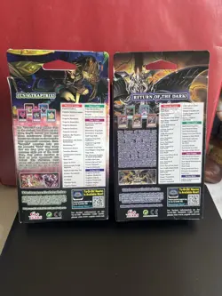 Konami Yu-Gi-Oh! 2 Structure Decks: Beware of Traptrix & Dark World 1st Ed - Image 2