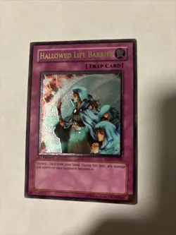 Yugioh Hallowed Life Barrier SOD-EN060 1st Edition Ultimate Rare VLP - Image 1