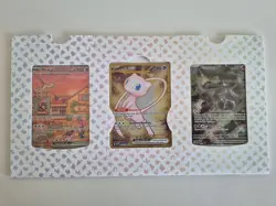 Pokemon 151 UPC Promo Set, Box Fresh: Metal Mew 205, Sealed Mew 053 & Mewtwo 052 - Image 1