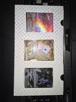 Pokemon 151 UPC Promo Set, Box Fresh: Metal Mew 205, Sealed Mew 053 & Mewtwo 052 - Image 3