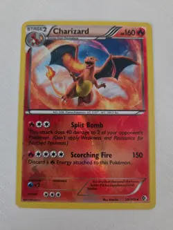 Pokemon Charizard Reverse Holo Card 20/149 Boundaries Crossed 2012 - Image 3