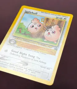 Pokemon 2001 Black Star Promo #36 Igglybuff, Wizards of the Coast Vintage Eng NM - Image 2