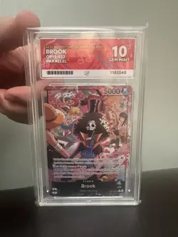 One Piece CCG Brook OP15-022 Alt Art Leader - English - ACE 10 - Image 3