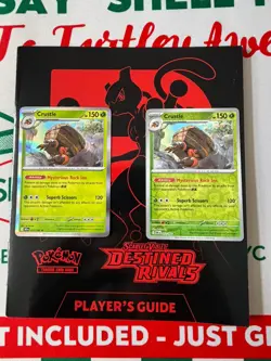Crustle 012/182 Destined Rivals rare & reverse Holo Pokemon TCG - Image 1