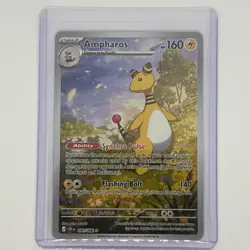Pokemon TCG Ampharos 090/086 Chaos Rising Illustration Rare NM - Image 1