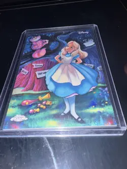 2026 Topps Chrome Disney Art Of Disney SP Alice In Wonderland - Image 2