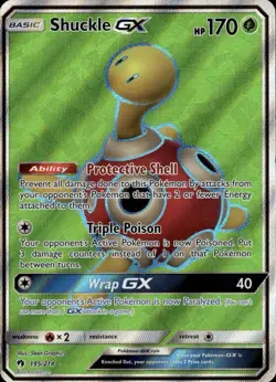 POKEMON SHUCKLE GX -195/214- LOST THUNDER -HOLO FULL ART - Image 1