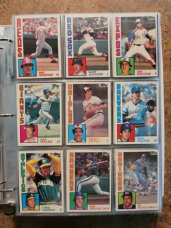 1984 Topps Bsball Cards, 1 Complete Set, 1 Incomplete Set, Shts/Binders, EX+-NM+ - Image 4