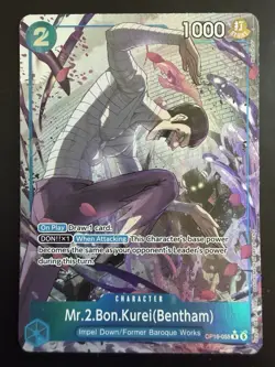 Mr.2.Bon.Kurei(Bentham) (055) (Alternate Art) OP16-055 The Time of Battle Foil - Image 1