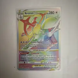 The Pokemon Company Arceus VSTAR Secret Rare Holo Brilliant Stars 280HP 184/172 - Image 1