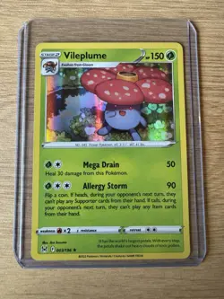 Pokemon TCG Vileplume Sword & Shield - Lost Origin 003/196 Holo Holo Rare - Image 1