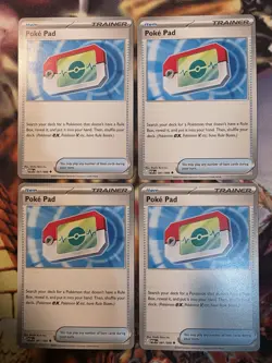 4x Pokemon Card TCG Poke Pad 081/088 Perfect Order non holo - Image 1