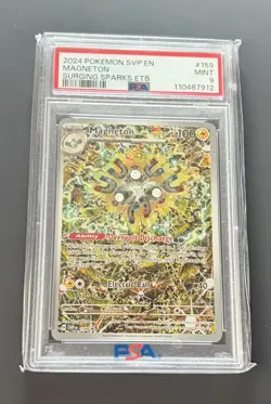 Magneton PSA 9 Pokemon SV Black Star Promos #159 2024 4958 - Image 1