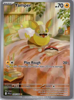 Yamper Holo Illustration Rare ME02: Phantasmal Flames 099/094 NM - Image 1