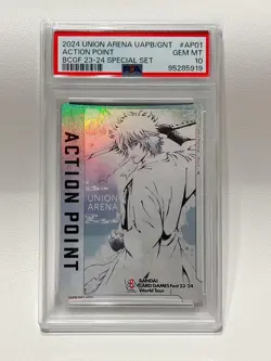 Gintama Sakata Gintoki AP Card PSA 10 Union Arena Special Set PSA 10 Gem - Image 1