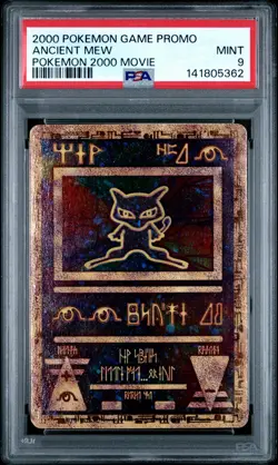 2000 POKEMON GAME MOVIE POKEMON 2000 MOVIE ANCIENT MEW PSA 9 - Image 1