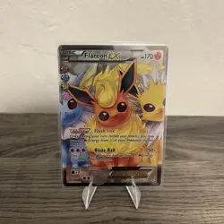 Flareon EX (Full Art) RC28/RC32 Generations: Radiant Collection Holo Ultra Rare - Image 1