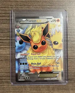 Flareon EX RC28/RC32 Generations Radiant Collection Full Art Holo Ultra Rare LP - Image 1