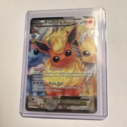 Flareon EX Full Art Ultra Rare Holo RC28/RC32 Generations Radiant Collection - Image 1