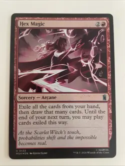 Hex Magic Marvel Super Heroes Foil Magic The Gathering #133 - Image 1