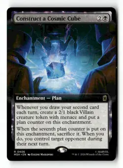 Construct a Cosmic Cube (Extended Art) 406 Rare MTG MSH NM - Image 2